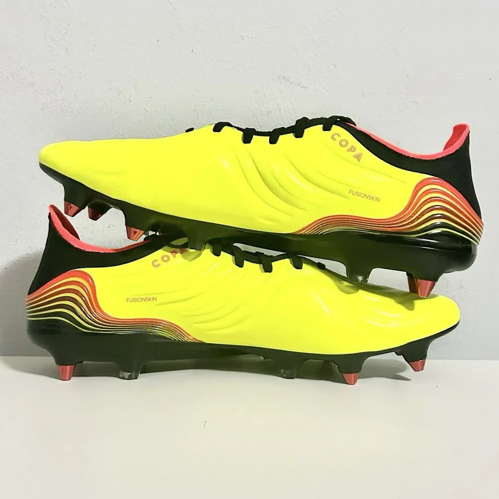 Adidas Copa Sense.1 SG “Game Data Pack” Men’s Size 12 Solar Yellow Soccer Cleats